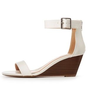 Charlotte Russe Ankle Strap Wedge Sandals NEW